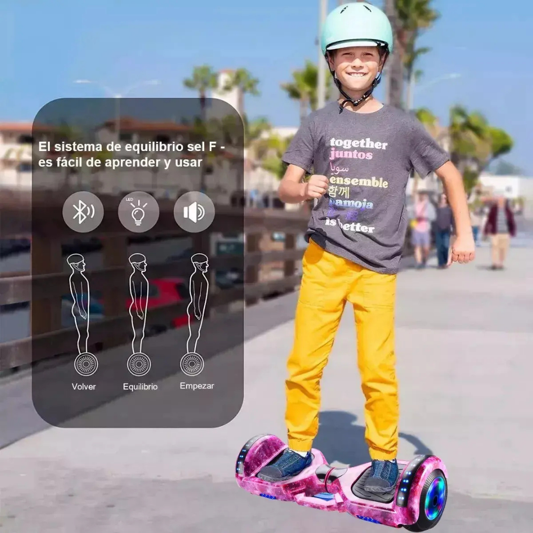 PATINETA ELÉCTRICA INTELIGENTE 500W CON BLUETOOTH