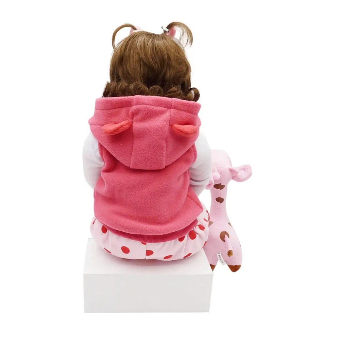 MUÑECA SILICONA 45CM BELLA REALISTA BEBÉ REBORN