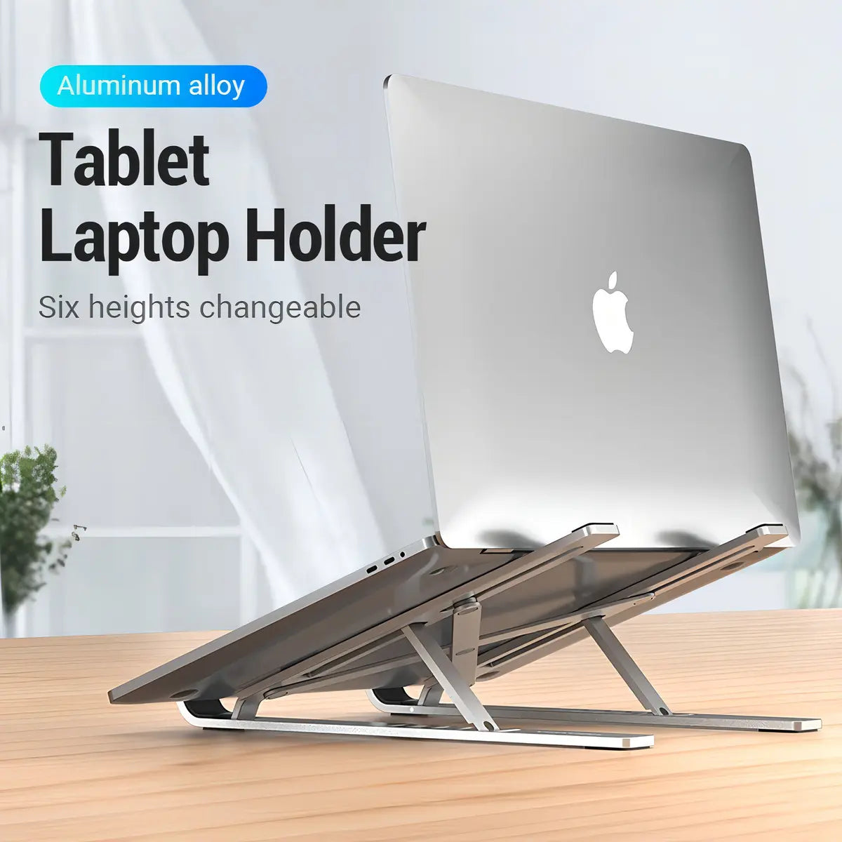 SOPORTE AJUSTABLE LAPTOPDESK PARA NOTEBOOK - ALUMINIO PLEGABLE PREMIUM