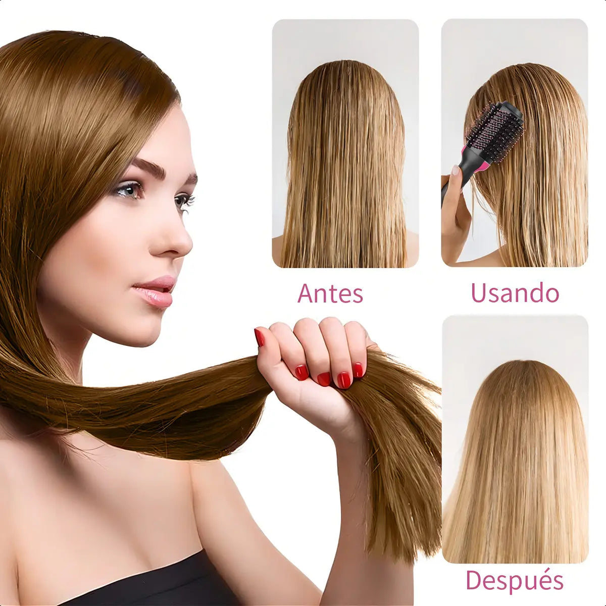 CEPILLO ALISADOR SECADOR ONE STEP 3 EN 1