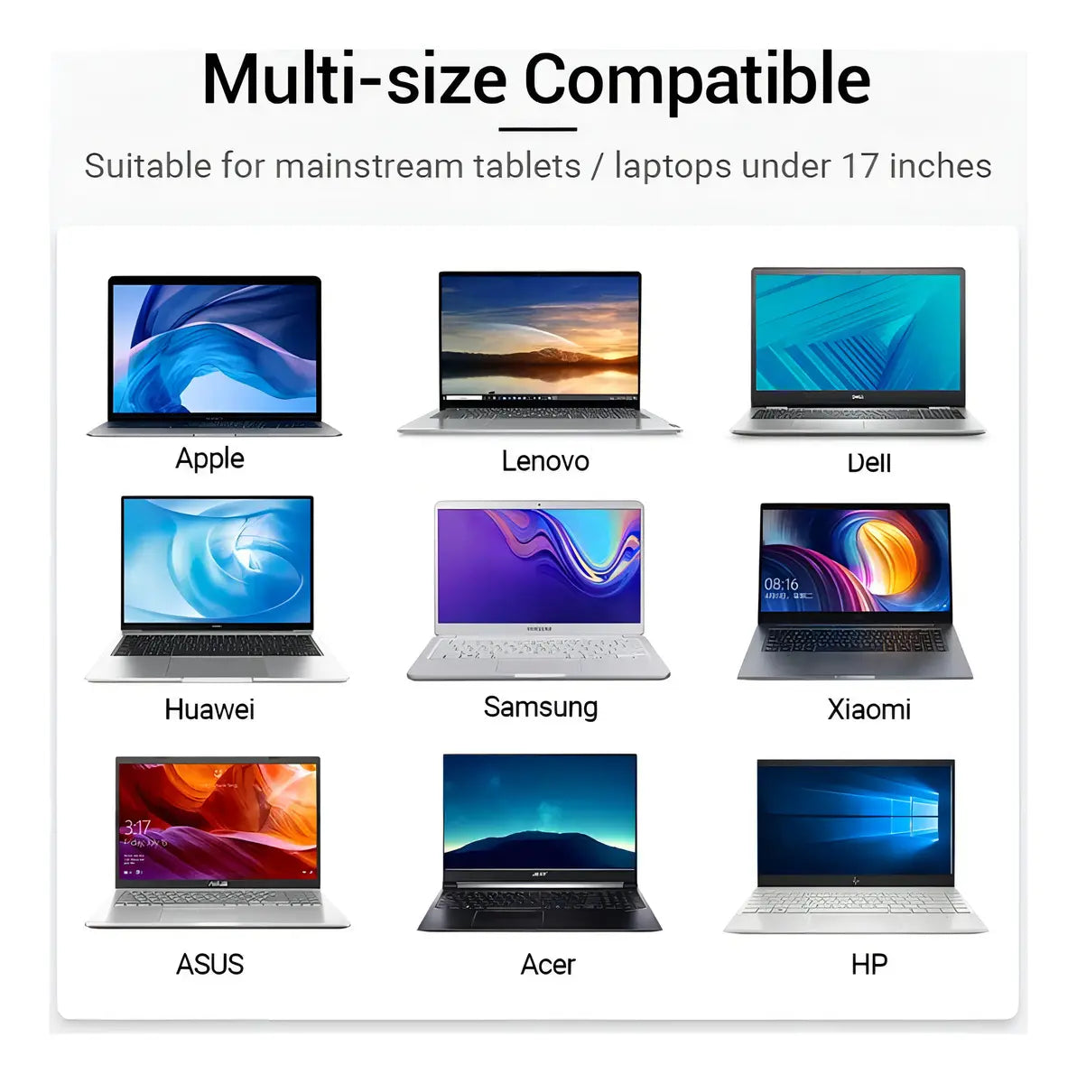 SOPORTE AJUSTABLE LAPTOPDESK PARA NOTEBOOK - ALUMINIO PLEGABLE PREMIUM