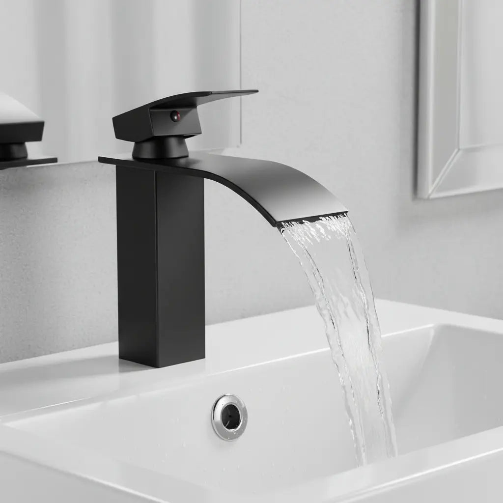 LLAVE CASCADA MONOMANDO PARA LAVAMANOS