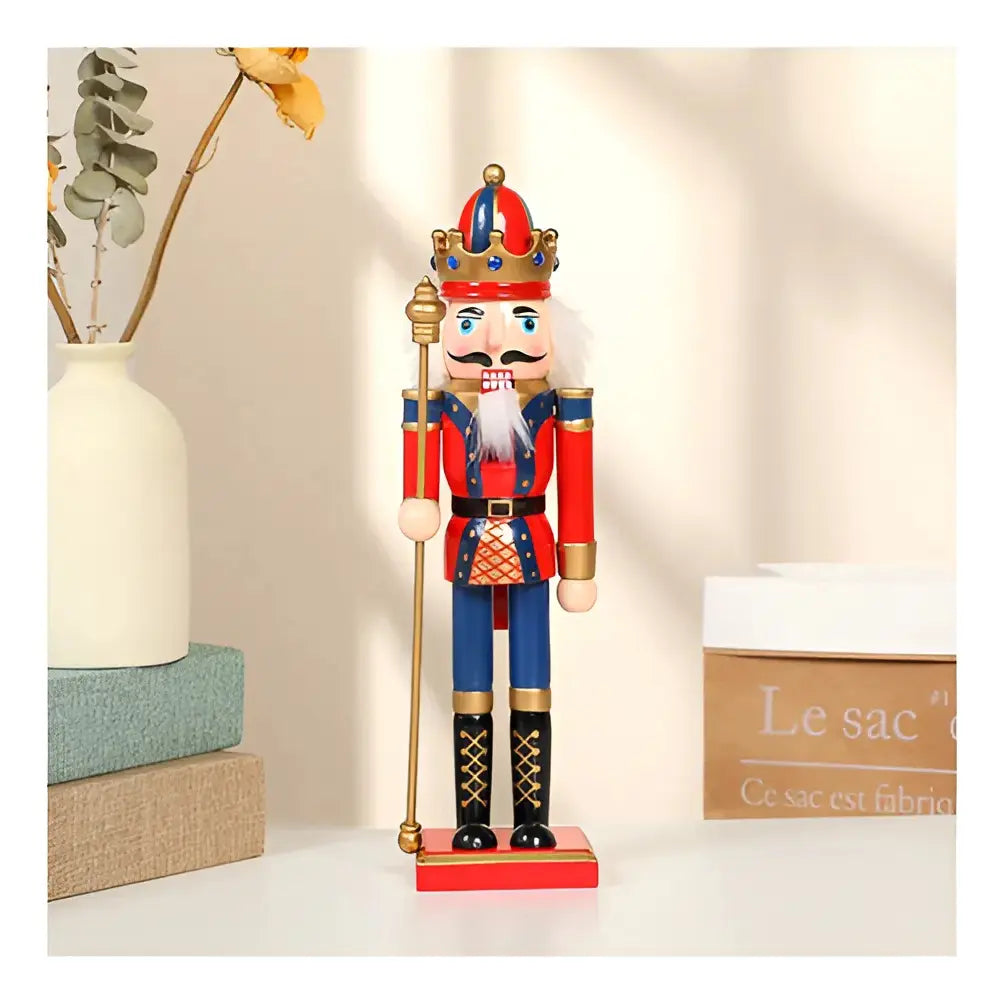 MUÑECOS CASCANUECES NAVIDEÑOS SOLDADOS DECORATIVOS 15 CM