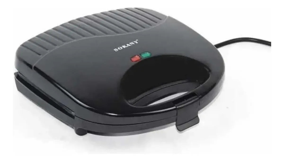 WAFFLERA ELÉCTRICA HAEGER HG-242 ANTIADHERENTE COLOR NEGRO PARA WAFFLES CASEROS