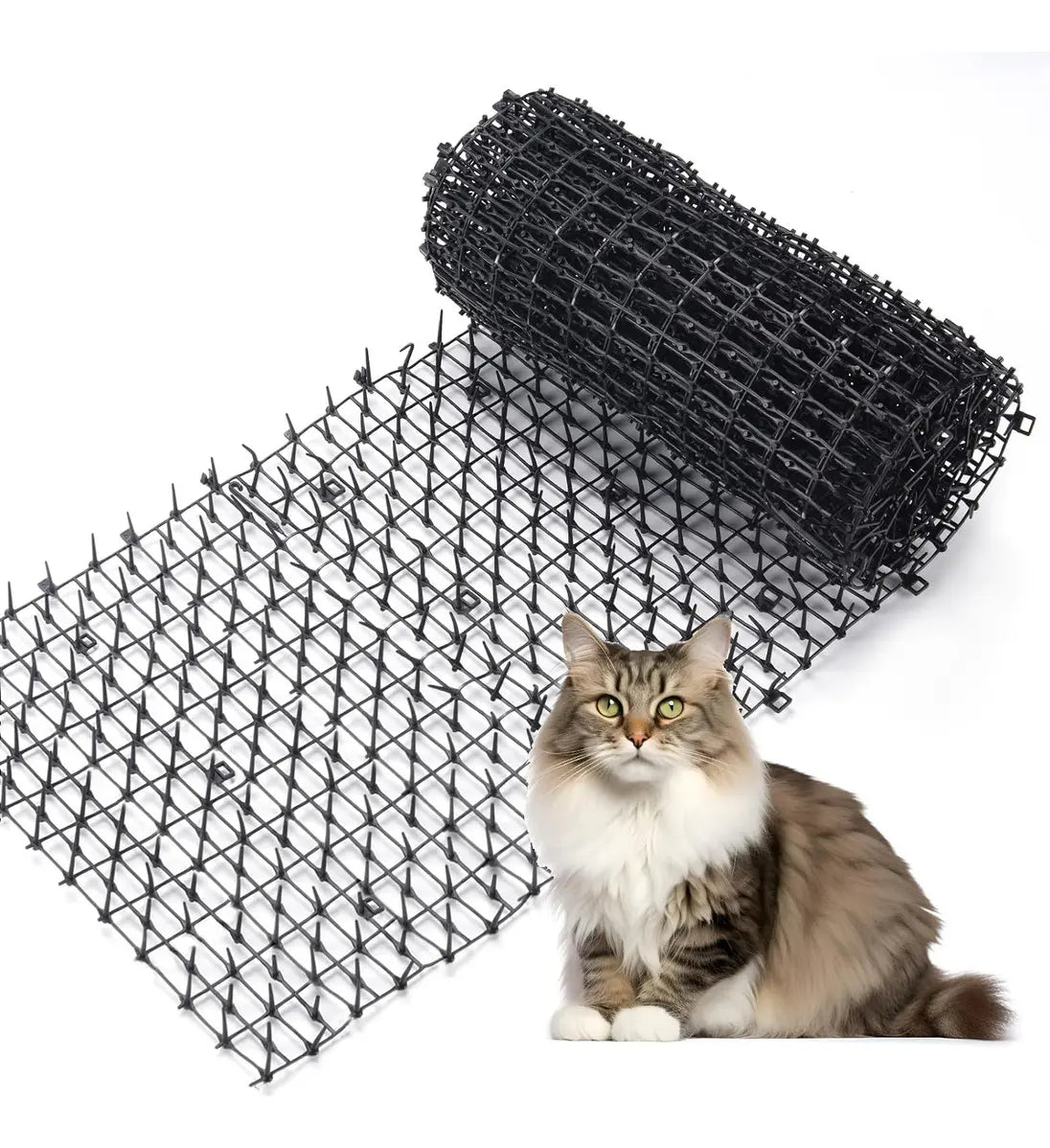 ALFOMBRA ANTIGATOS CON PÚAS 2M REPELENTE MASCOTAS 🐾