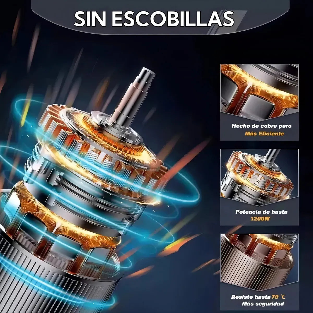 LLAVE DE IMPACTO INALÁMBRICA ALTA POTENCIA 88VF + 2 BATERÍAS