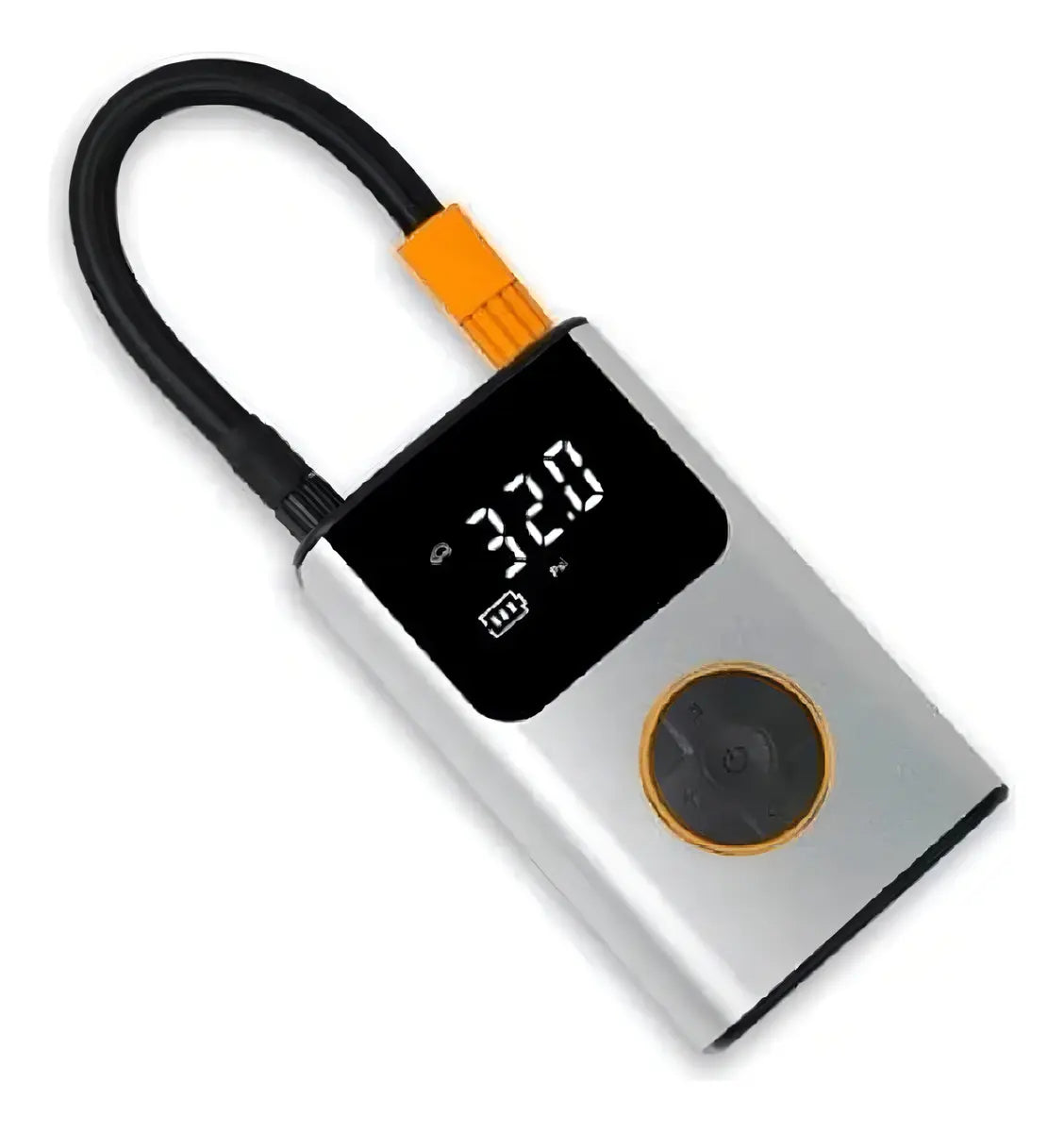 COMPRESOR DE AIRE PORTÁTIL DIGITAL 50W 150 PSI NEGRO