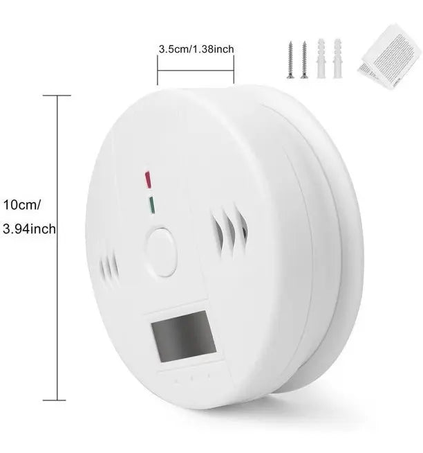 PACK X4 DETECTOR DE GASES, HUMO Y MONÓXIDO DE CARBONO - ALARMA PROTECCIÓN HOGAR