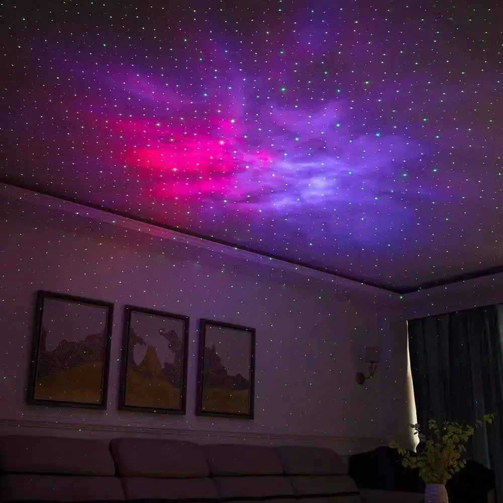 LÁMPARA PROYECTOR GALAXIAS ESTRELLAS MOVIMIENTO UNIVERSO