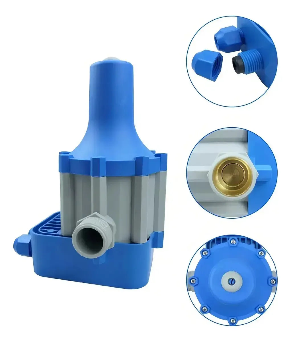 KIT BOMBA DE AGUA 0.5HP 220V + CONTROLADOR DE PRESIÓN AUTOMÁTICO.