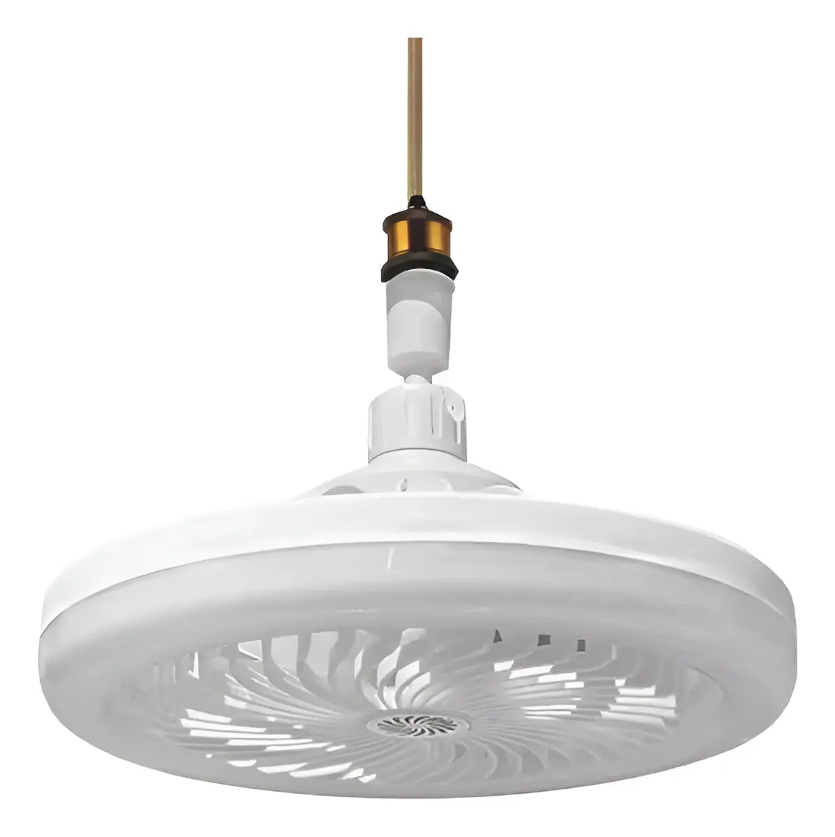 FOCO LÁMPARA LED VENTILADOR DE TECHO CON BASE GIRATORIA