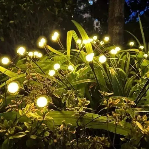 PACK 2 LUCES LUCIÉRNAGAS SOLARES CON BOLAS LED