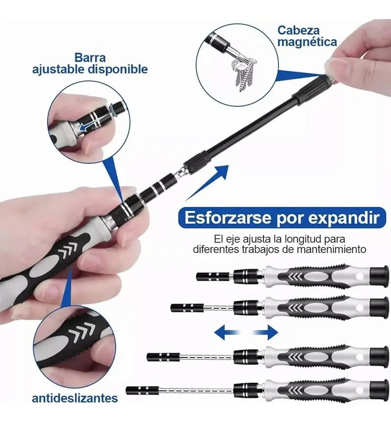 KIT PROFESIONAL DE REPARACIÓN PARA CELULARES 116 PIEZAS