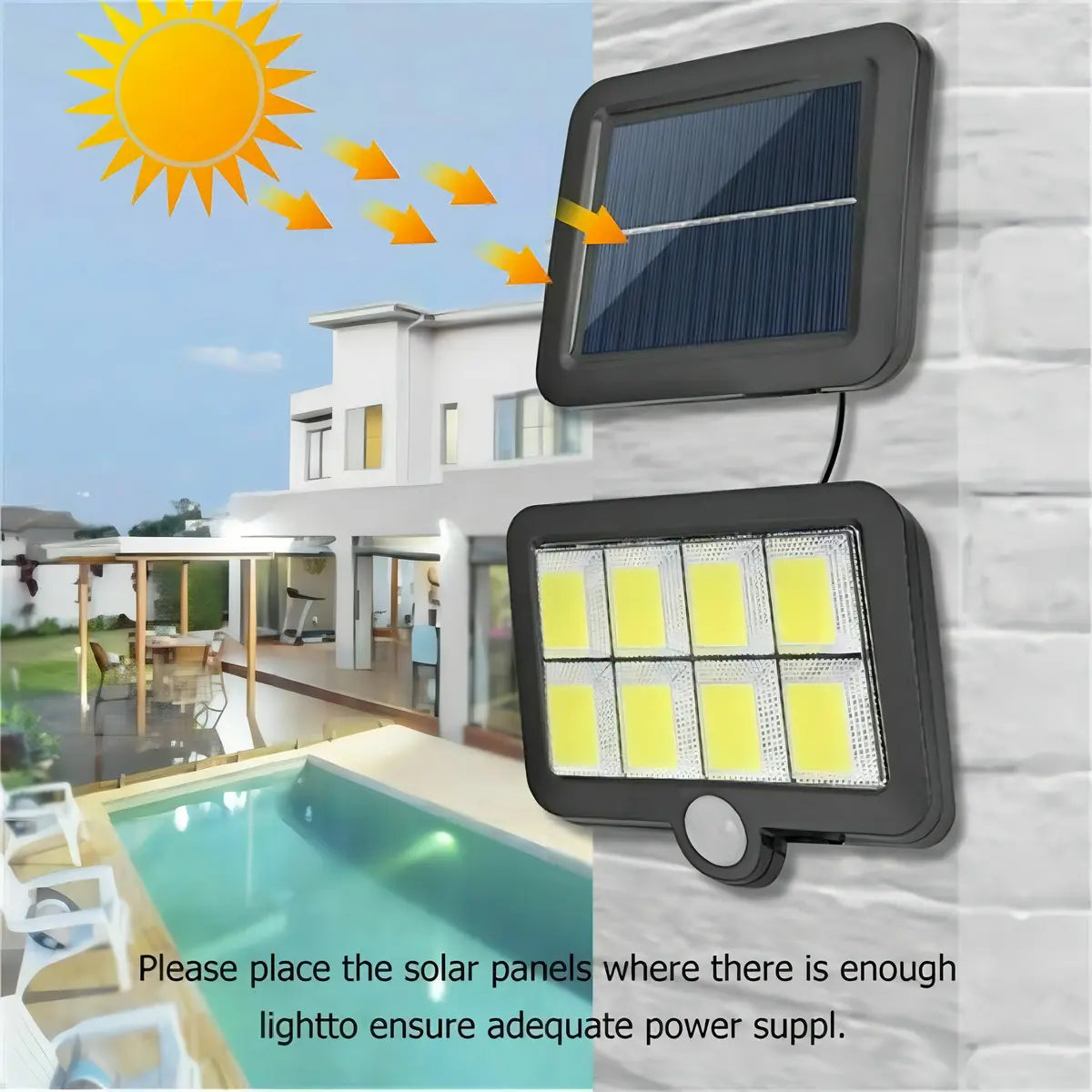FOCO SOLAR LED EXTERIOR 100W ADK