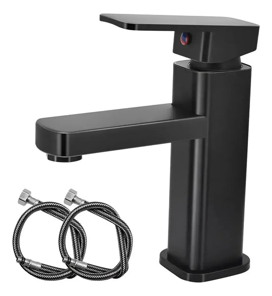 LLAVE GRIFO MONOMANDO FREGADERO INOXIDABLE NEGRA