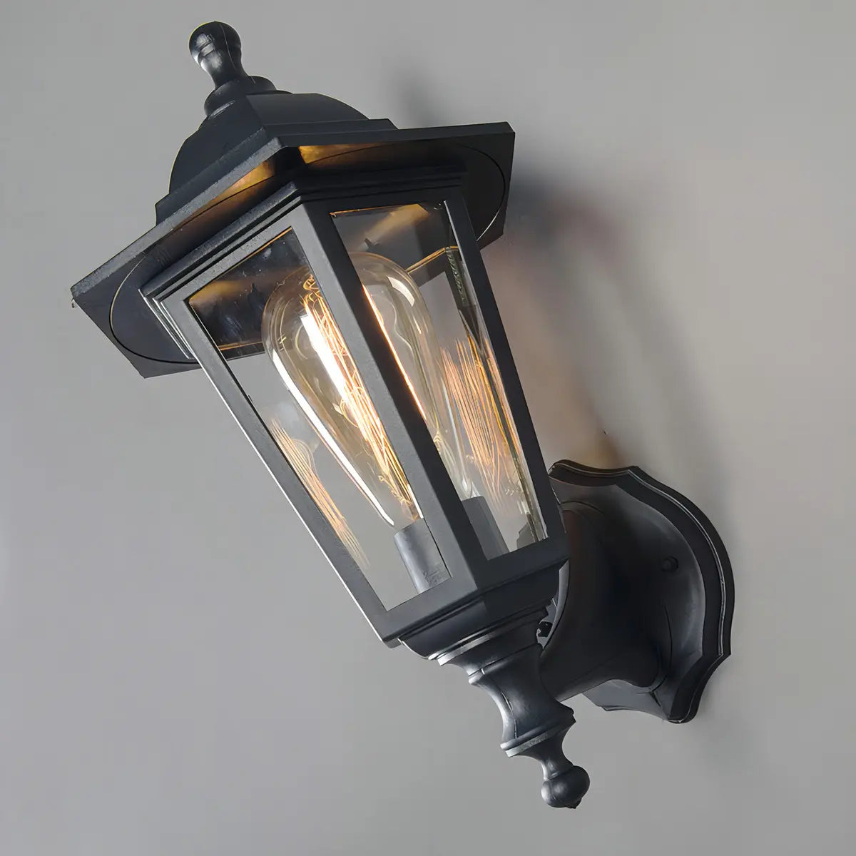 FAROS X2 APLIQUE CLÁSICO EXTERIOR INCLUYE AMPOLLETA VINTAGE NEGRO