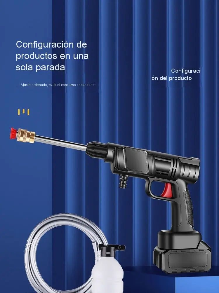 HIDROLAVADORA INALÁMBRICA ALTA PRESIÓN + 2 BATERÍAS + ACCESORIOS