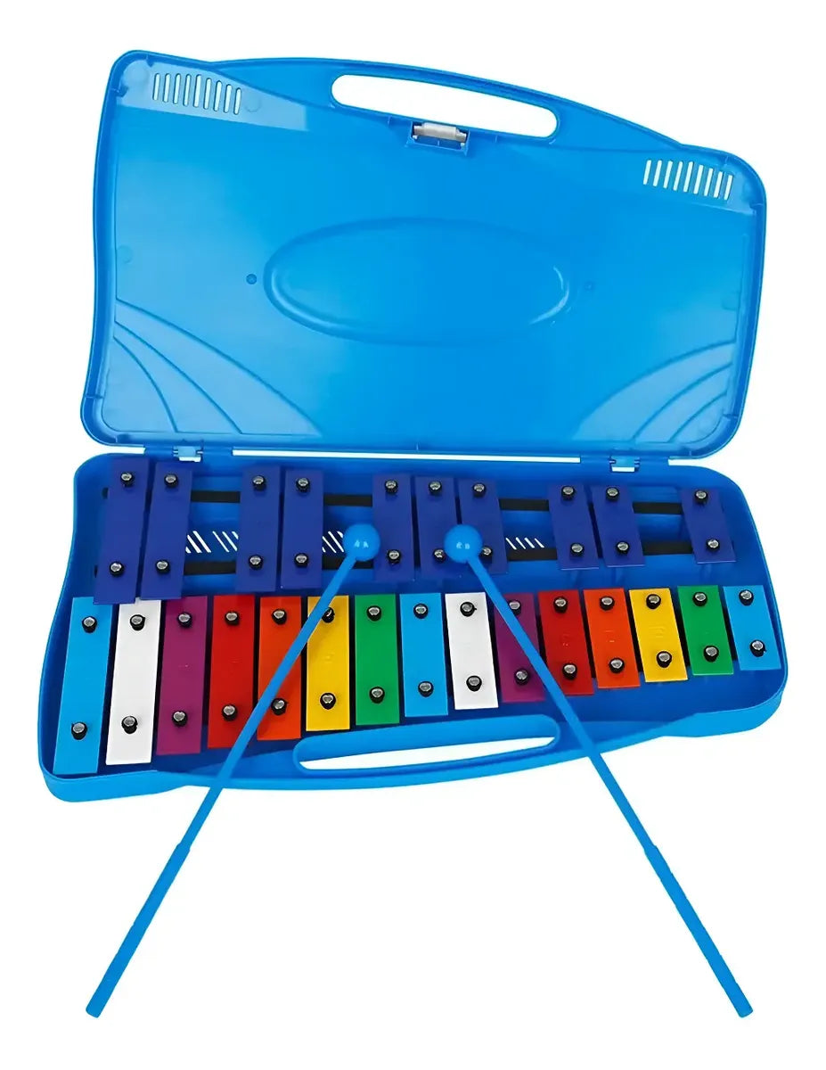 Metalófono Cromático Azul 25 Notas