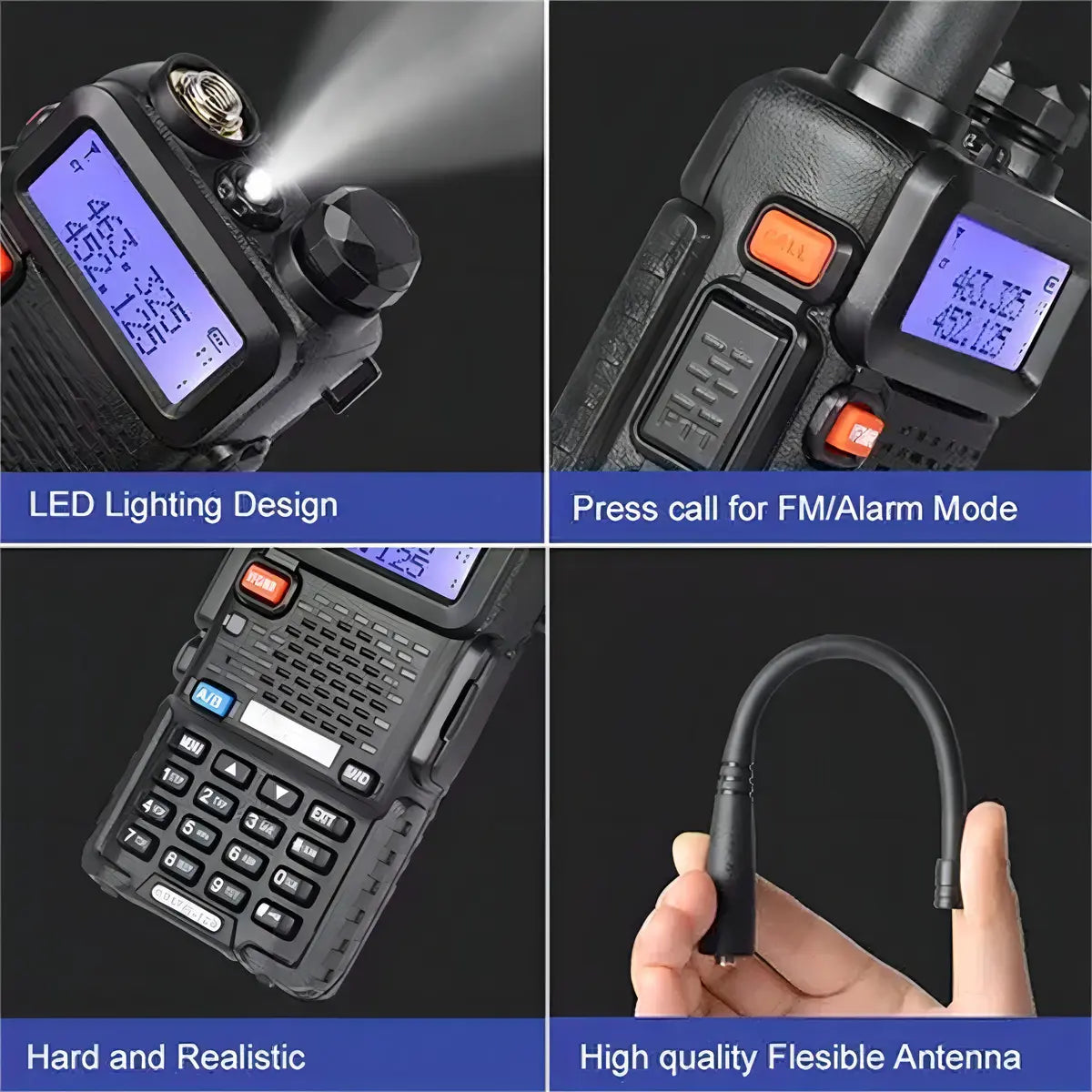 RADIO TRANSMISOR WALKIE TALKIE BAND UV-5R