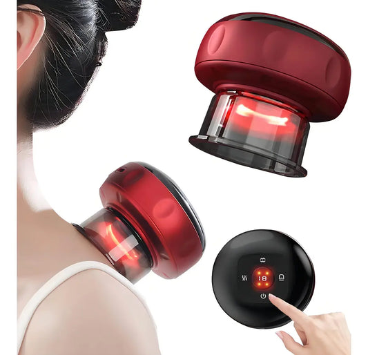 VENTOSA ELÉCTRICA CON MASAJE PARA TERAPIA CORPORAL Y ALIVIO MUSCULAR