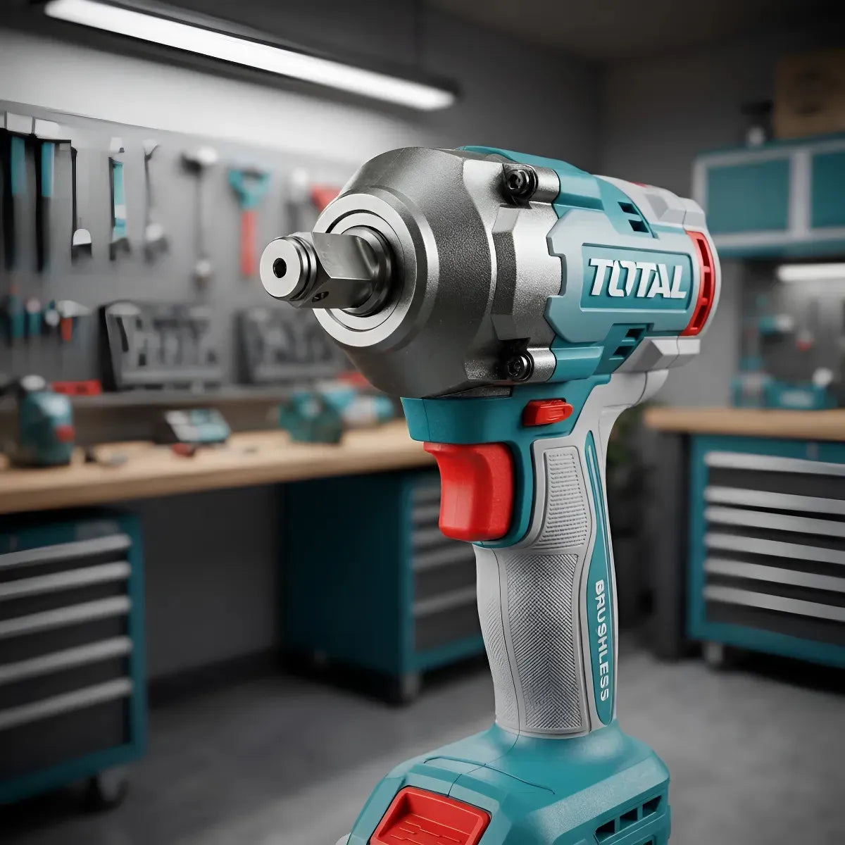 TALADRO / LLAVE DE IMPACTO INALÁMBRICA 1/2" 20V + 2 BATERÍAS Y MATETÍN
