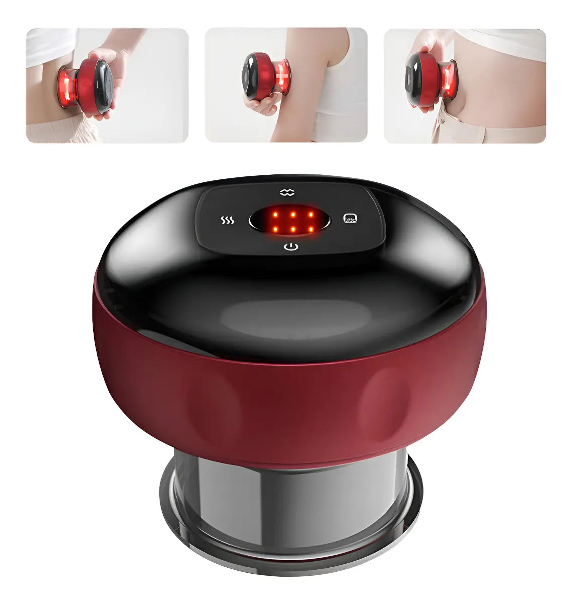 VENTOSA ELÉCTRICA CON MASAJE PARA TERAPIA CORPORAL Y ALIVIO MUSCULAR