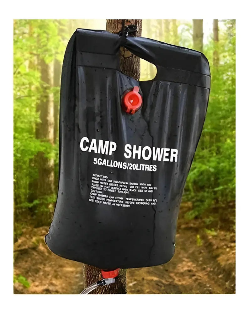 DUCHA PORTÁTIL CAMPING PLAYA 20L EXTERIOR COMPACTA