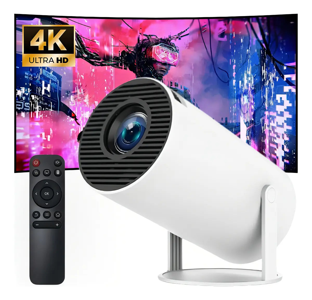 PROYECTOR PORTÁTIL HY300 ULTRA HD 4K WIFI BLUETOOTH