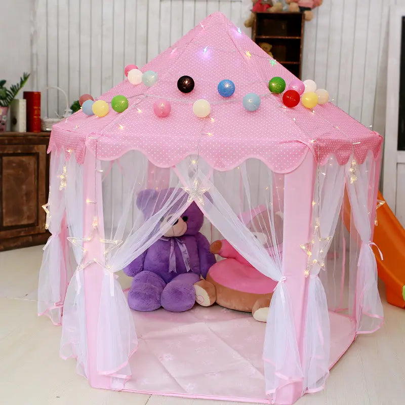 CARPA CASITA CASA INFANTIL CASTILLO PRINCESAS 140 CM