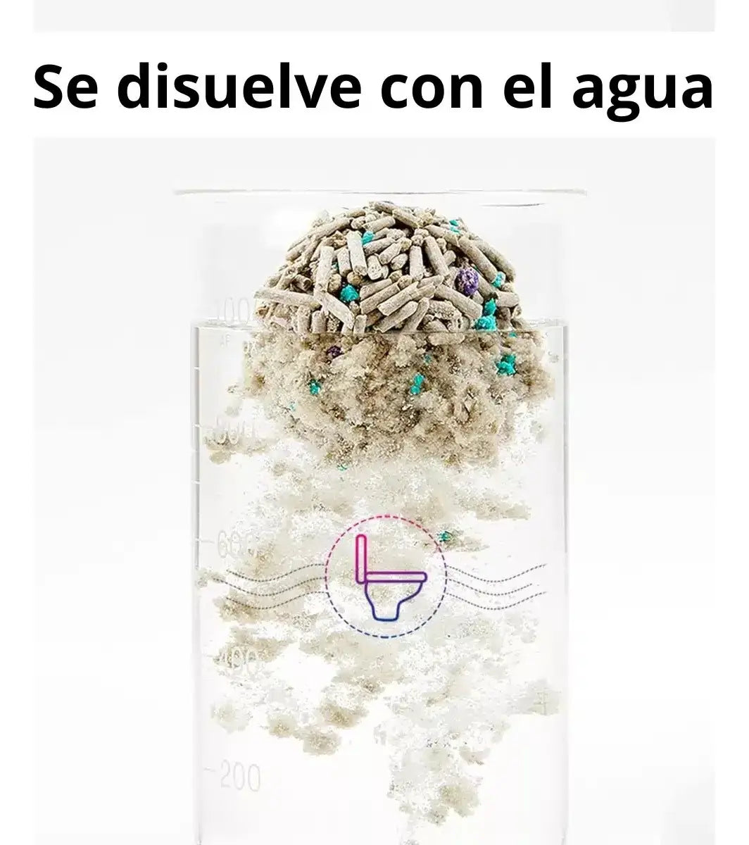 ARENA BIODEGRADABLE PARA GATO TOFU AROMA ORIGINAL 6L