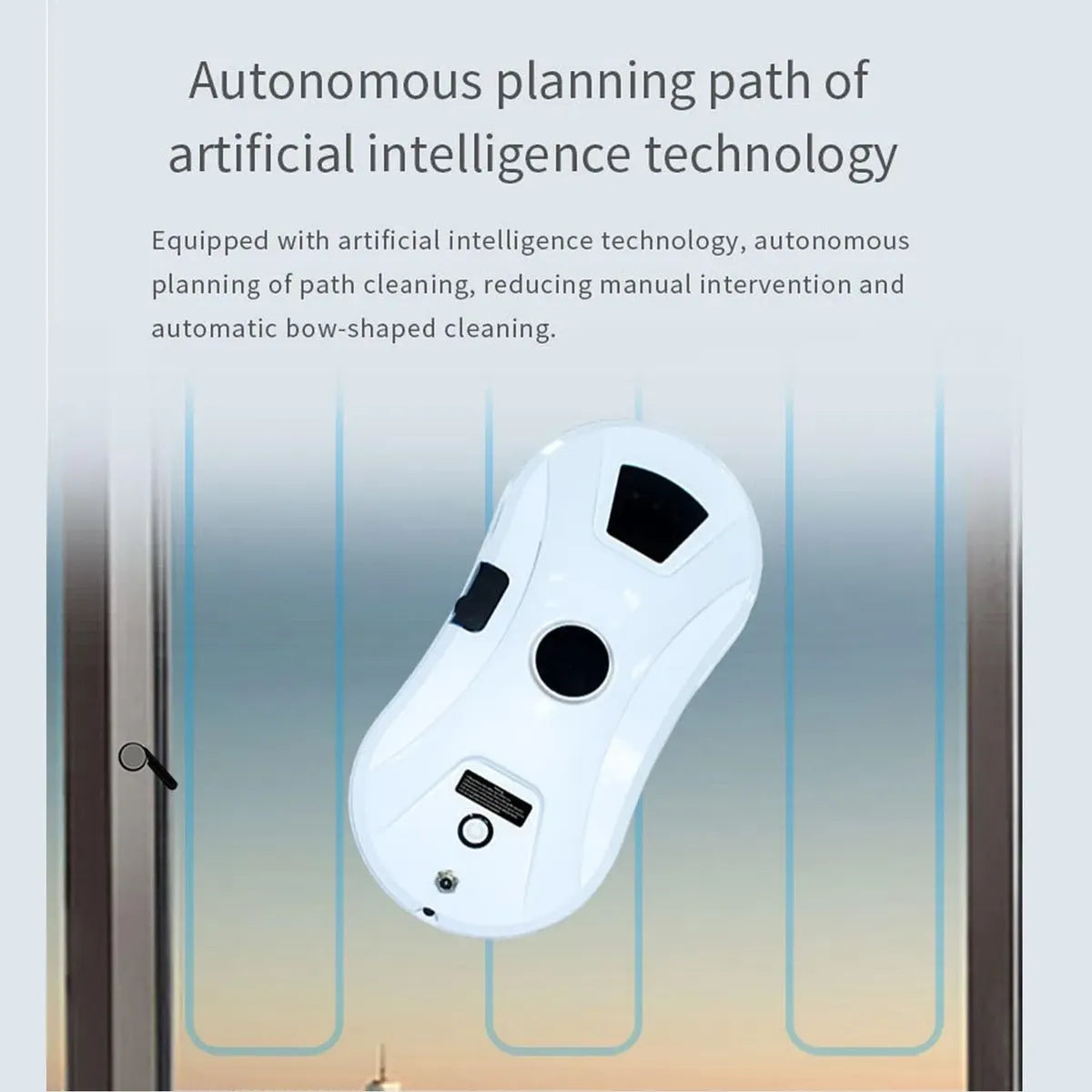 ROBOT LIMPIAVIDRIOS AUTOMÁTICO INTELIGENTE CON CONTROL RETOMO