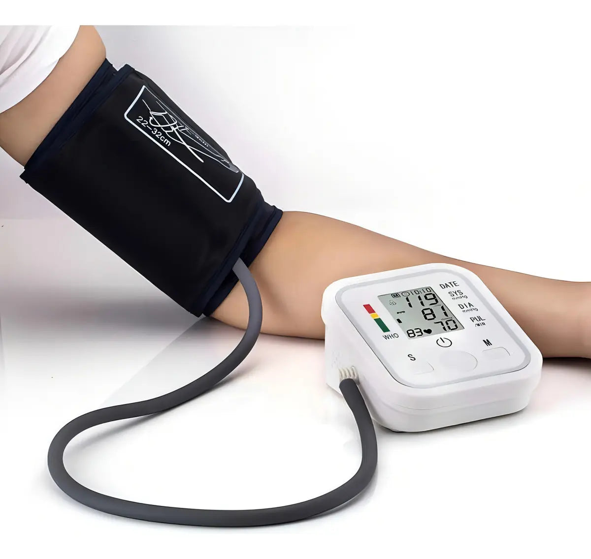 TENSIÓMETRO DIGITAL DE BRAZO AUTOMÁTICO CON PANTALLA LCD