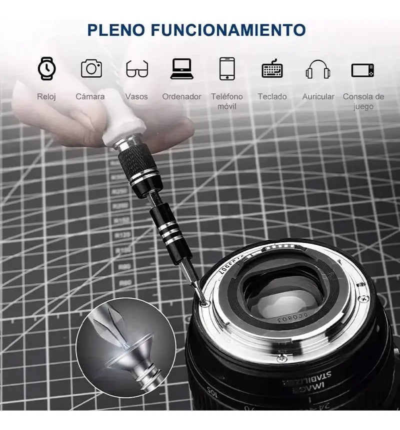 KIT PROFESIONAL DE REPARACIÓN PARA CELULARES 116 PIEZAS