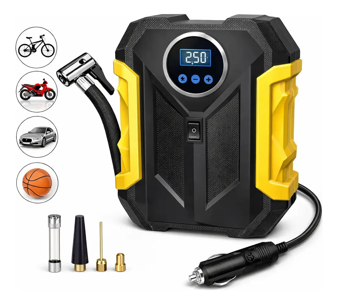COMPRESOR DE AIRE CALGARY 12V PARA VEHÍCULO NEUMÁTICOS