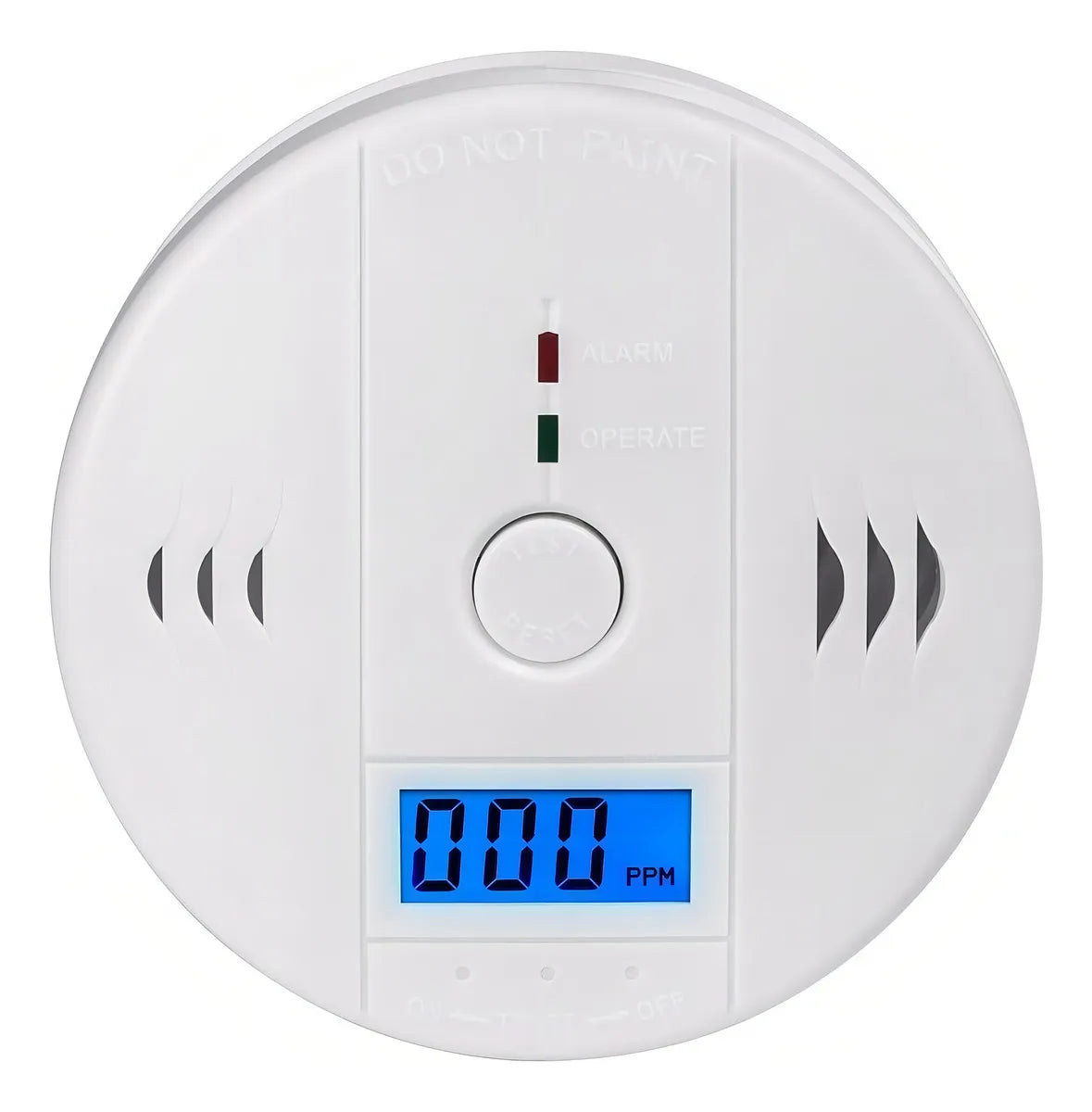DETECTOR DE MONÓXIDO DE CARBONO LCD DIGITAL AUTÓNOMO