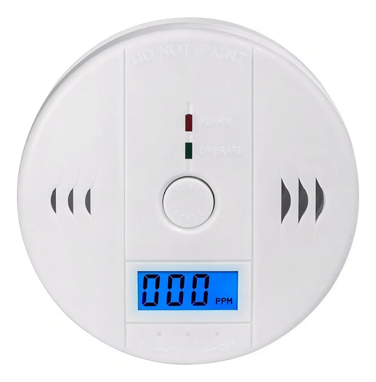 DETECTOR DE MONÓXIDO DE CARBONO LCD DIGITAL AUTÓNOMO