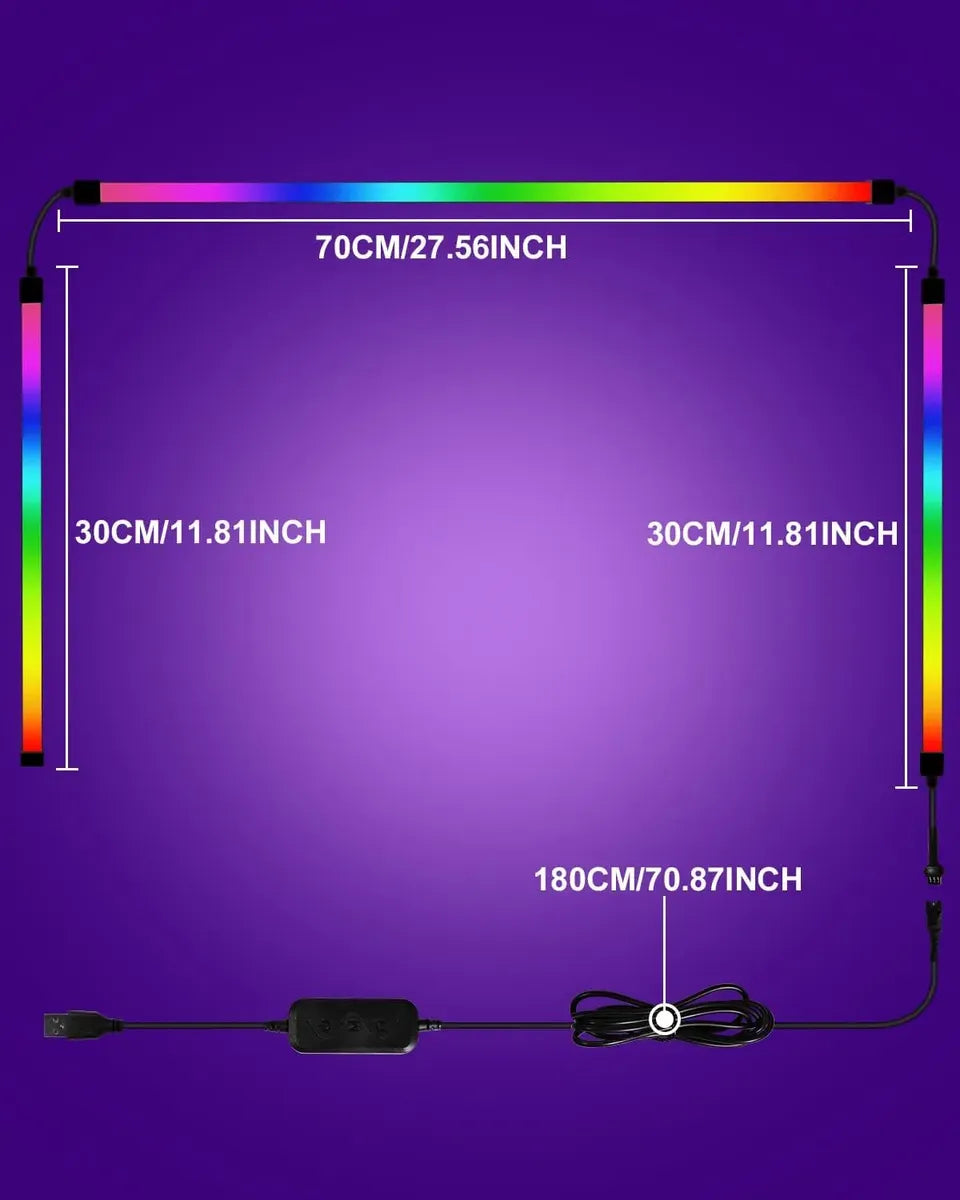 TIRA LED RGB + IC PC SYNC BACKLIGHT MONITOR 24" GAMER