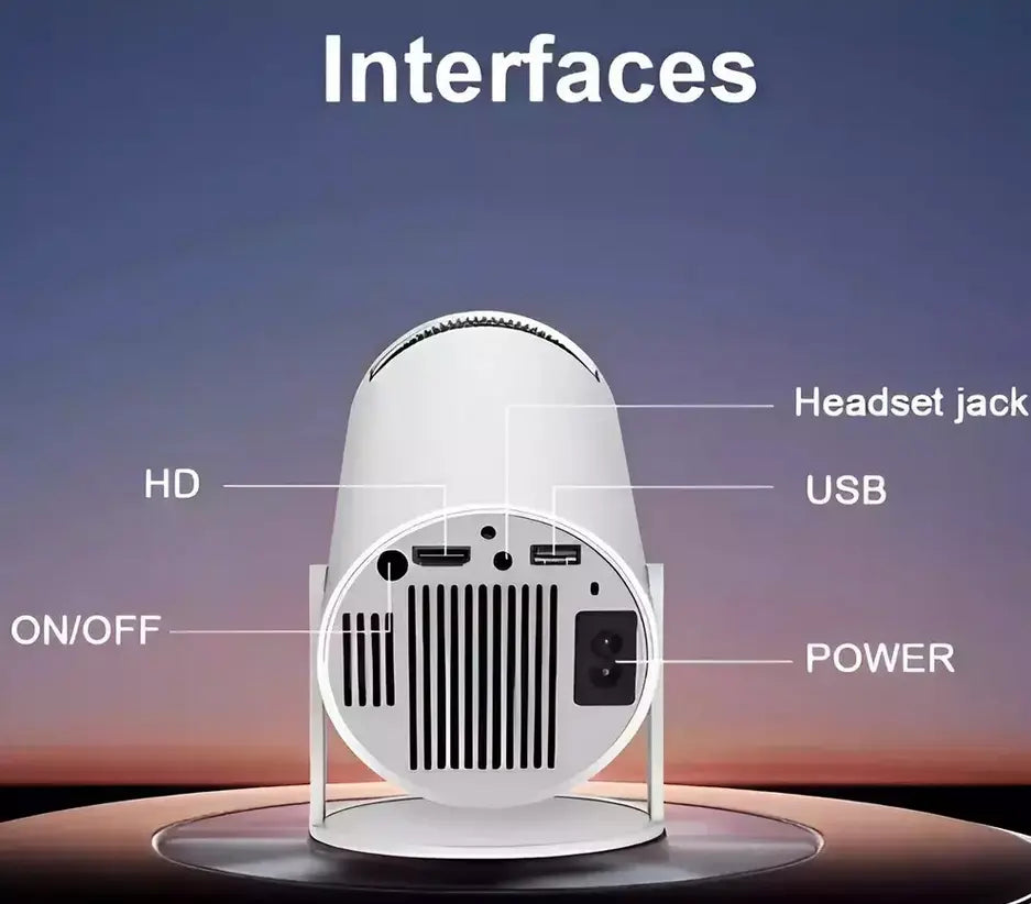 PROYECTOR PORTÁTIL HY300 ULTRA HD 4K WIFI BLUETOOTH