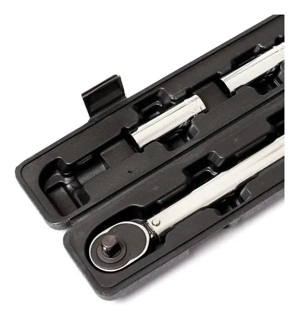 LLAVE TORQUE TORQUÍMETRO 1/2" 28-210 Nm + DADOS + EXTENSIÓN