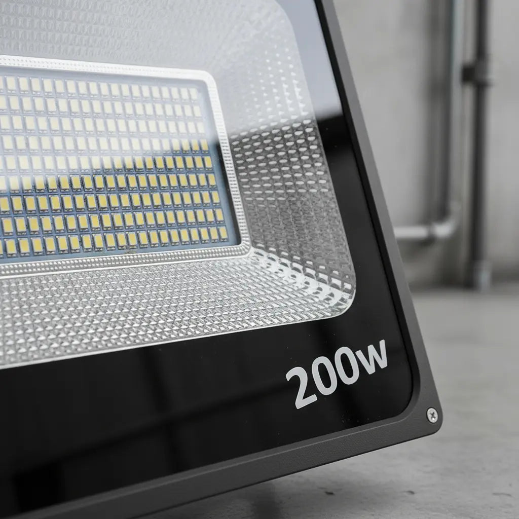 FOCO REFLECTOR LED 200W EXTERIOR ALTA POTENCIA LUZ BLANCA FRÍA