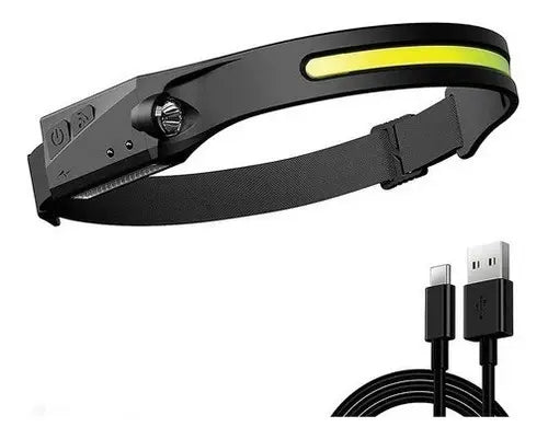 LINTERNA FRONTAL LED RECARGABLE MARINSHOP CON SENSOR PARA CAMPING