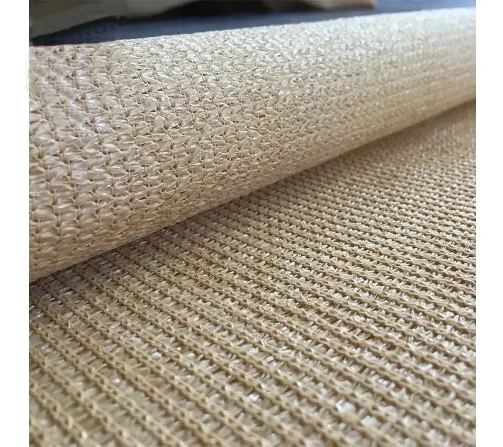 VELA MALLA SOMBRA TRIANGULAR 3,5X3,5X3,5 M - DORADO