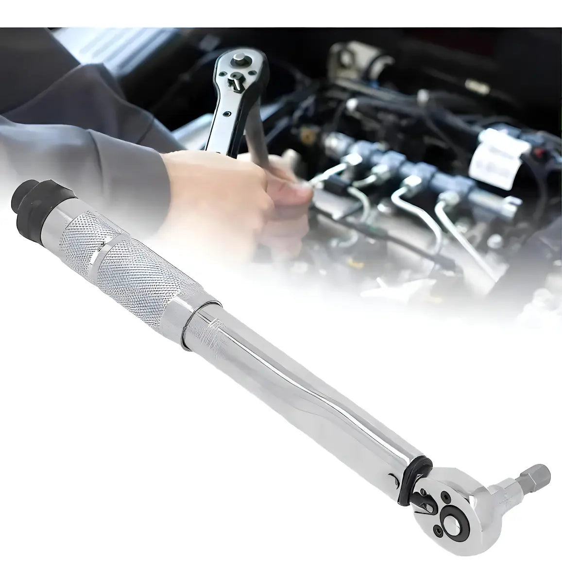 LLAVE DE TORQUE 1/4" TORQUÍMETRO 5-25 Nm -SET 11 PIEZAS