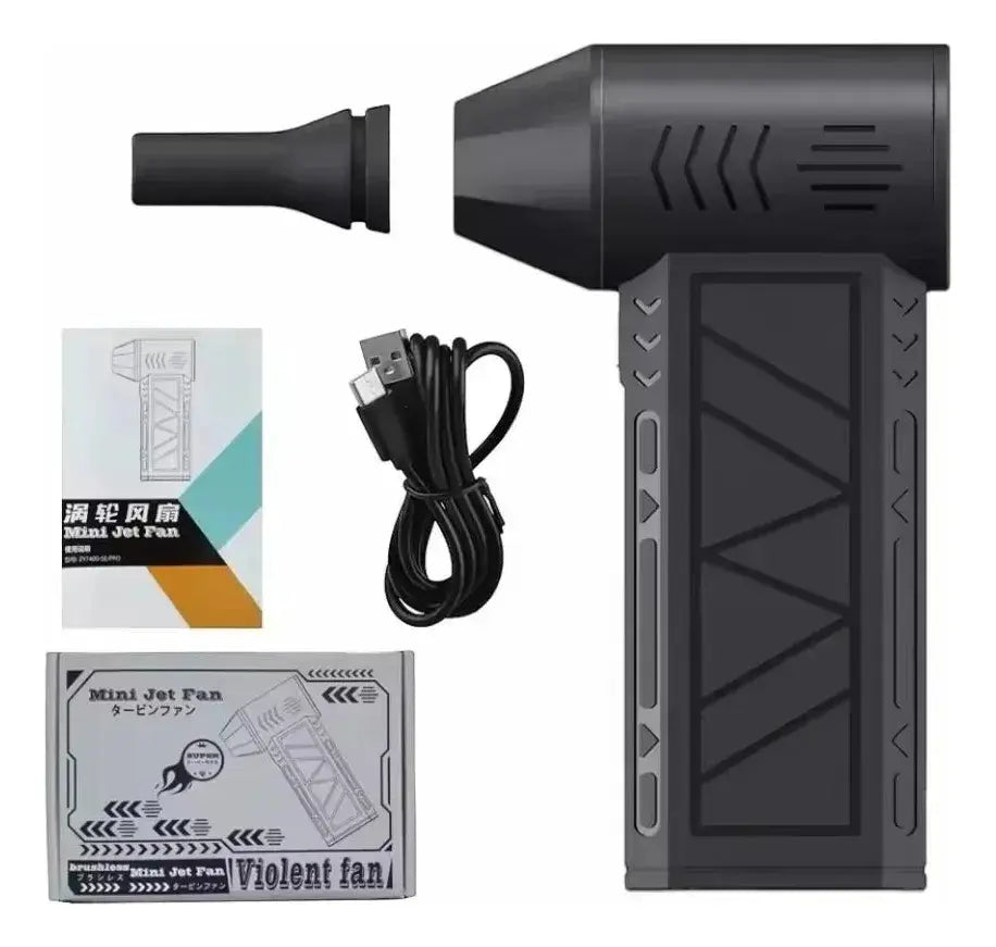 MINI SOPLADOR TURBO JET INALÁMBRICO PORTÁTIL