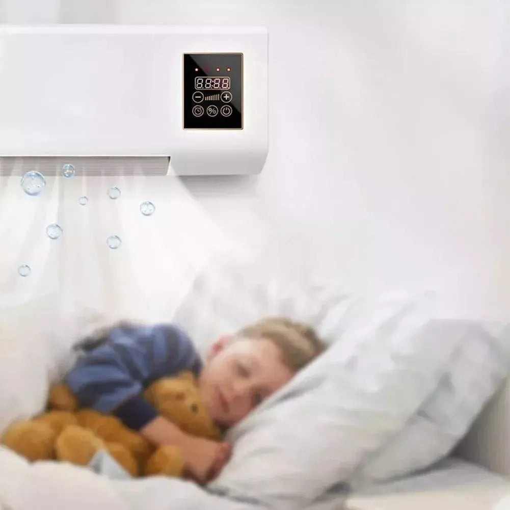 CALEFACTOR ELÉCTRICO AIRE ACONDICIONADO FRÍO Y CALOR PARA PARED -BLANCO