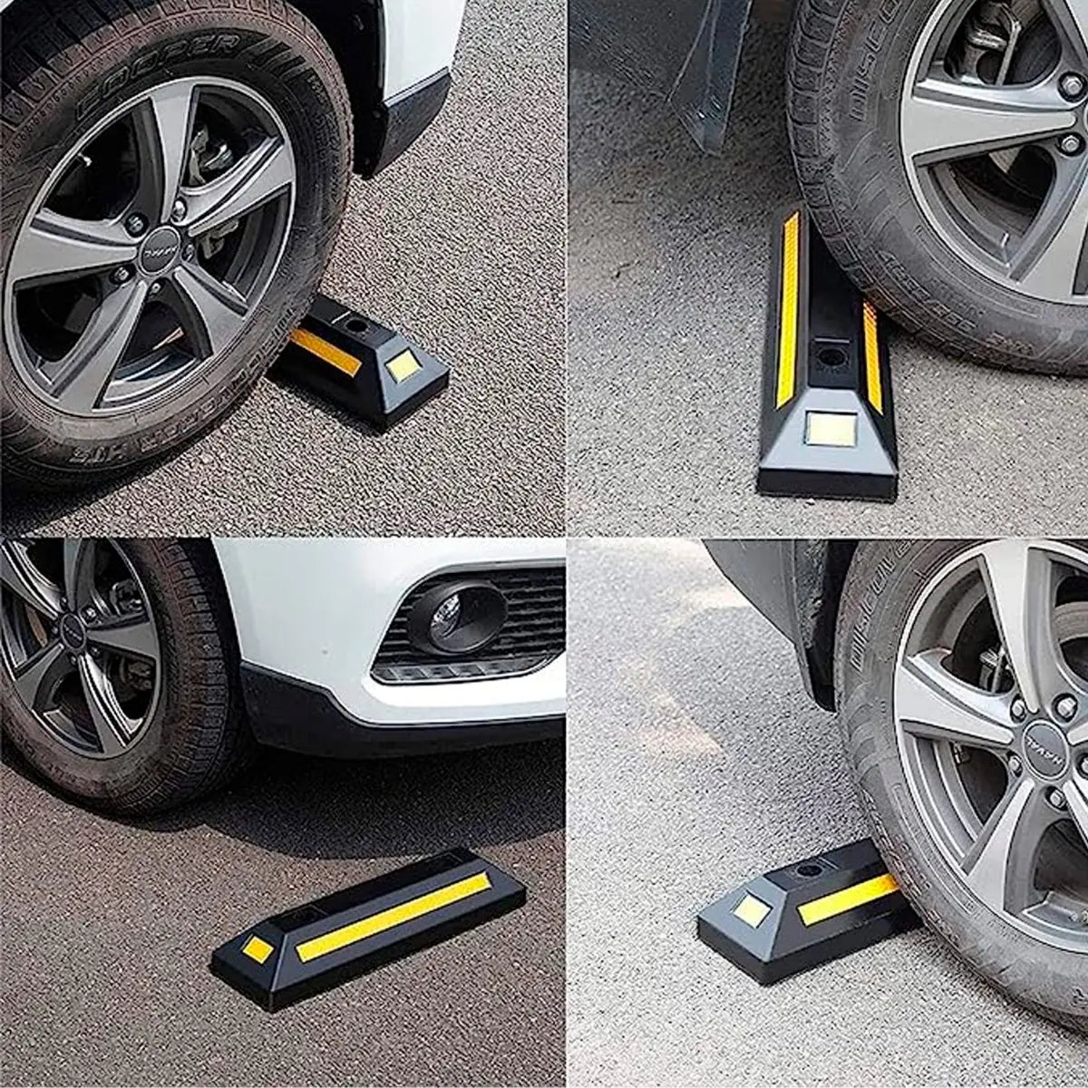 TOPE DE ESTACIONAMIENTO 60X15X10CM NEGRO/AMARILLO PARKING