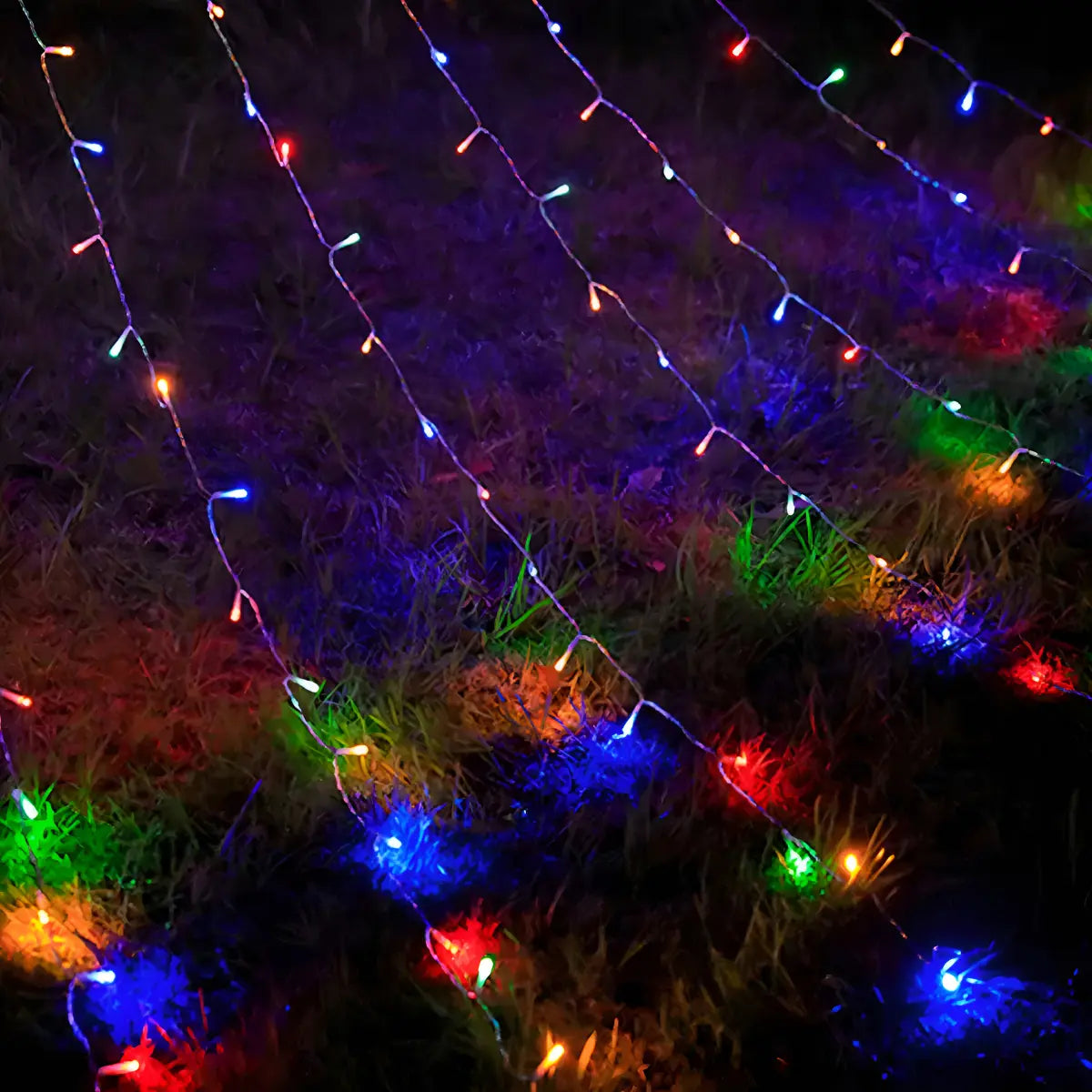 LUCES LED ESTRELLA CORTINA SOLAR 3 METROS