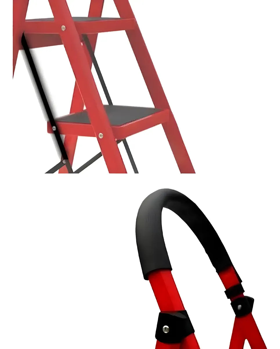 ESCALERA PLEGABLE 4 PELDAÑOS RESISTENTE