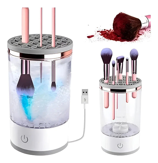 LIMPIADOR DE BROCHAS DE MAQUILLAJE ELÉCTRICO USB