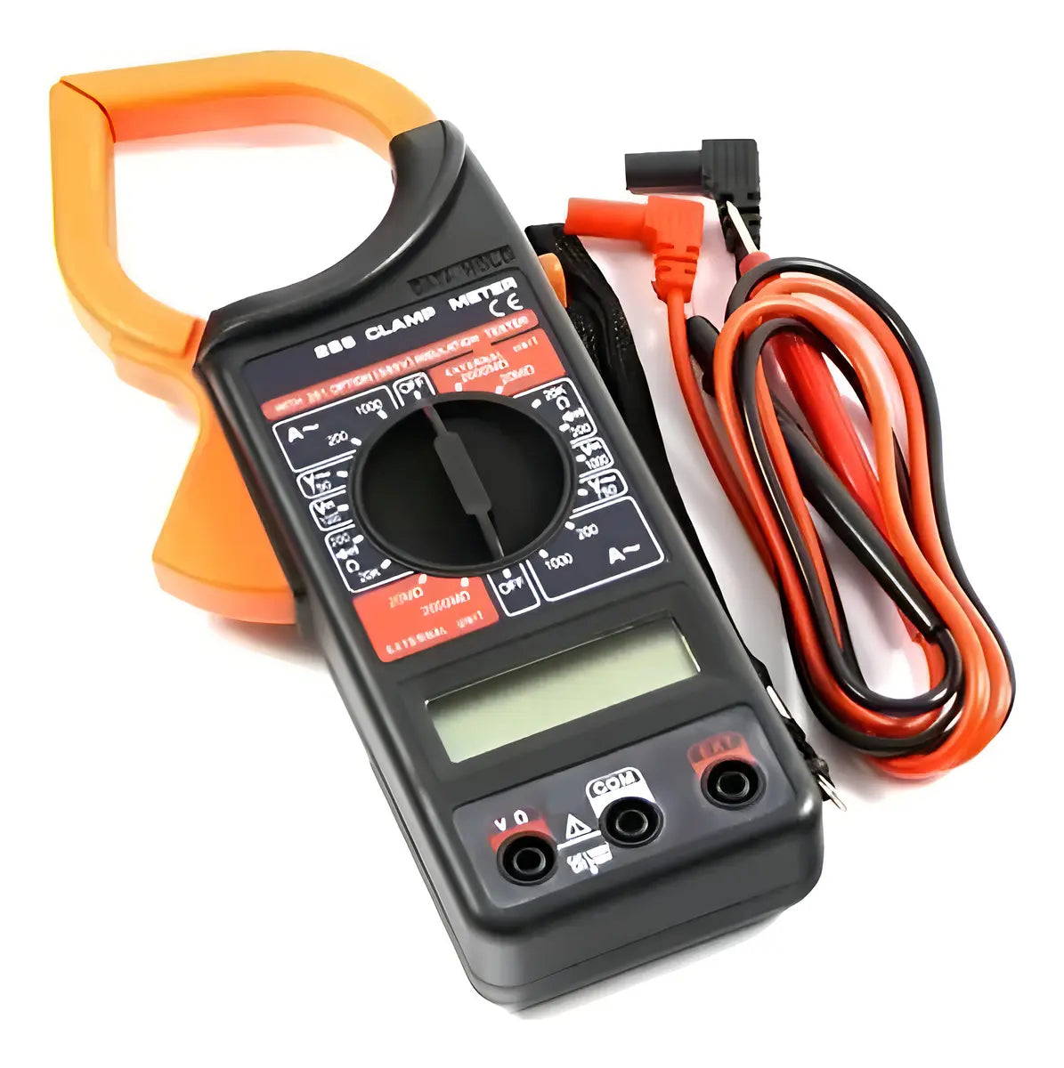 TESTER PINZA MULTITESTER AMPERÍMETRO DIGITAL CON PUNTAS DE MEDICIÓN